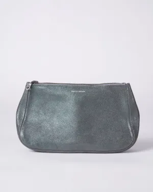 medium fatty pouch - sparkle evergreen