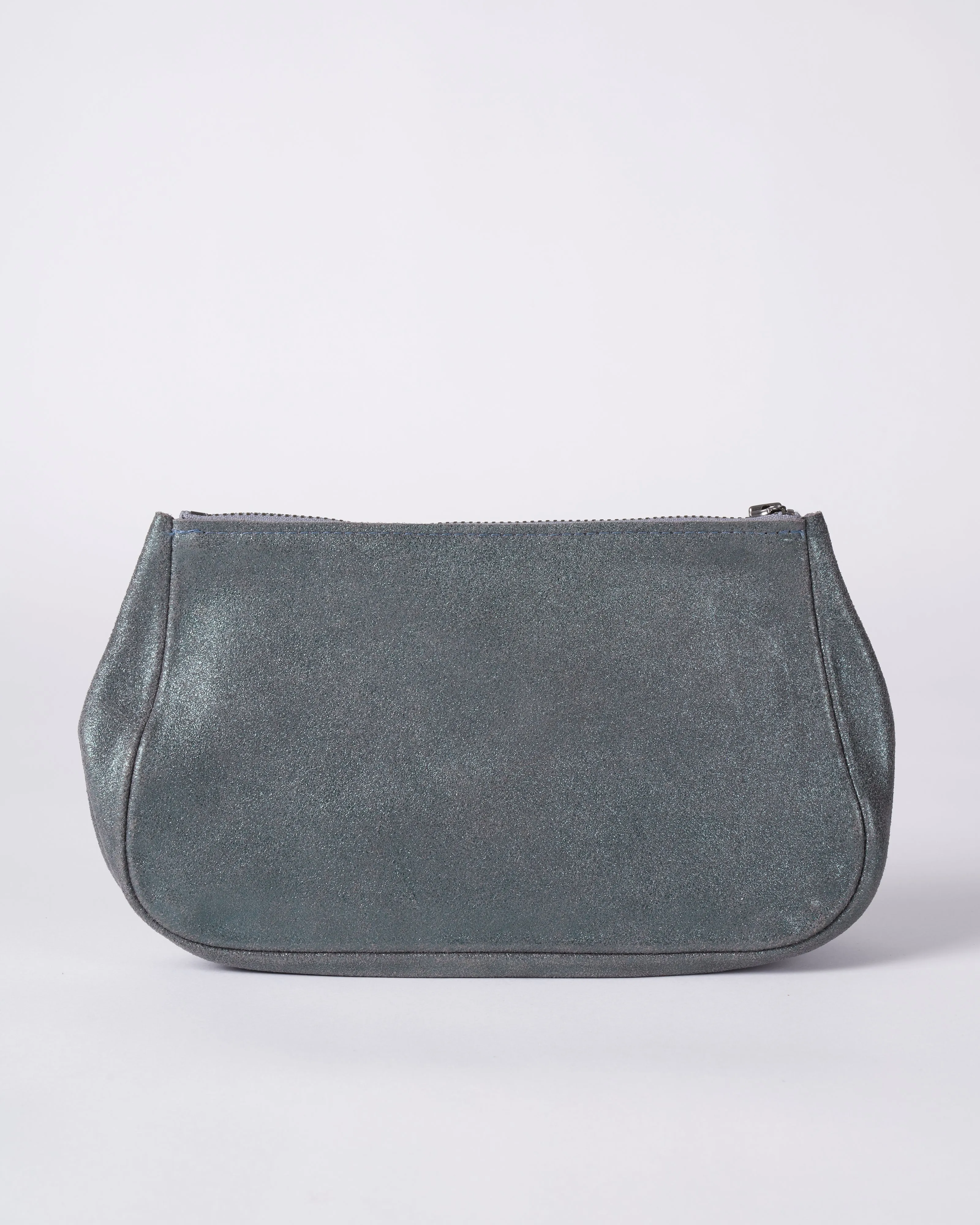 medium fatty pouch - sparkle evergreen