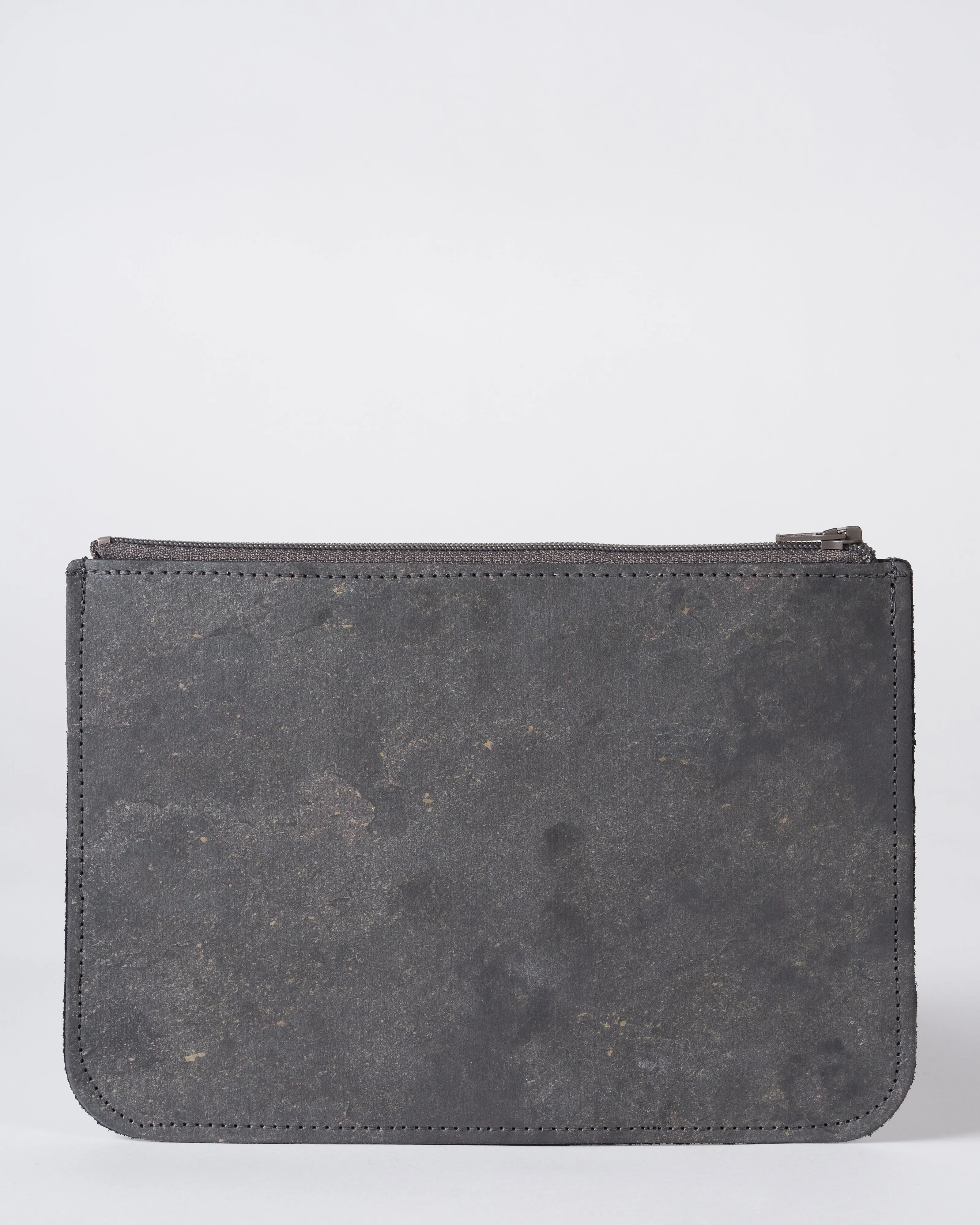 medium zip pouch - slate
