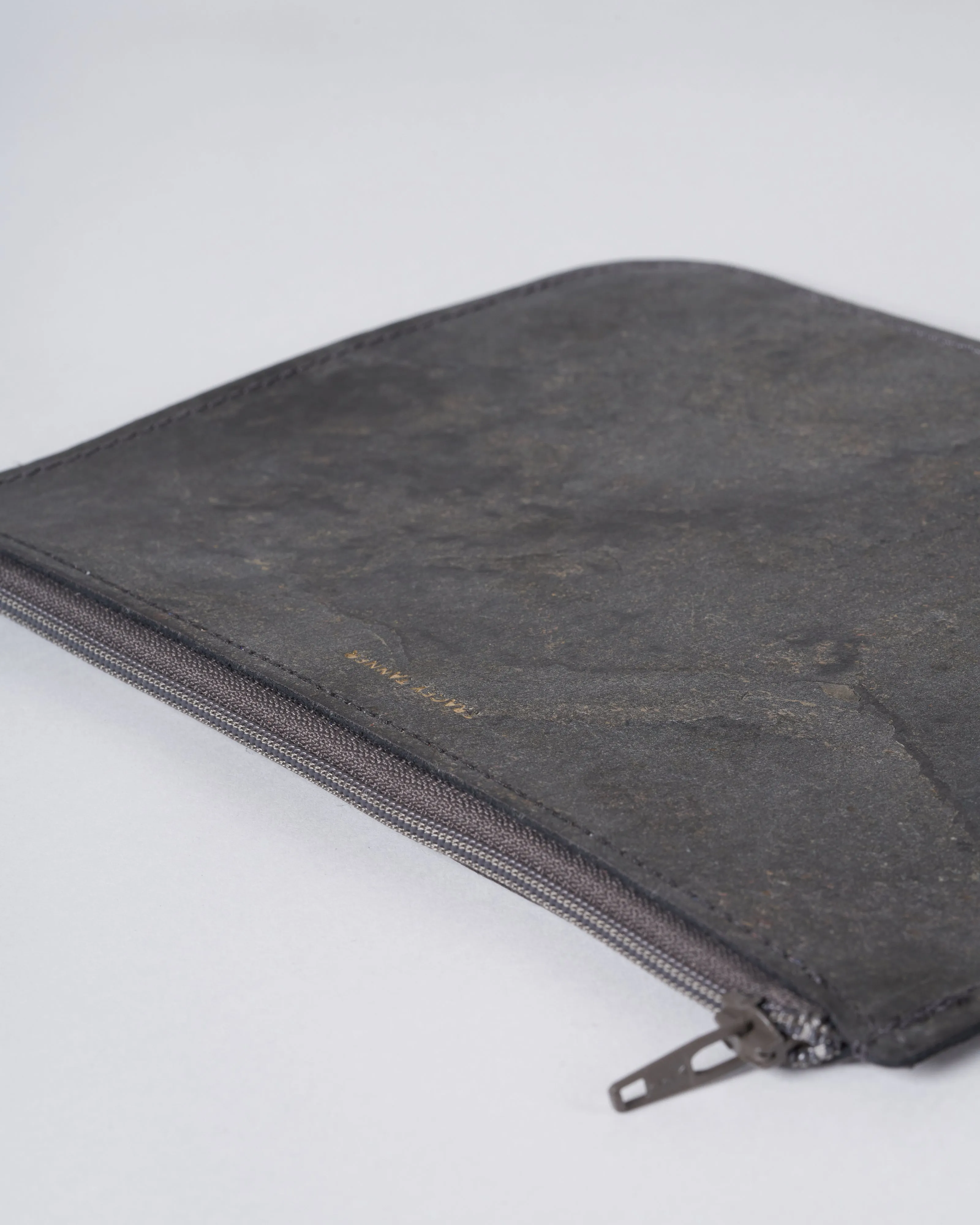 medium zip pouch - slate