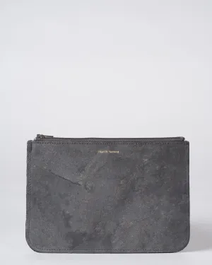 medium zip pouch - slate