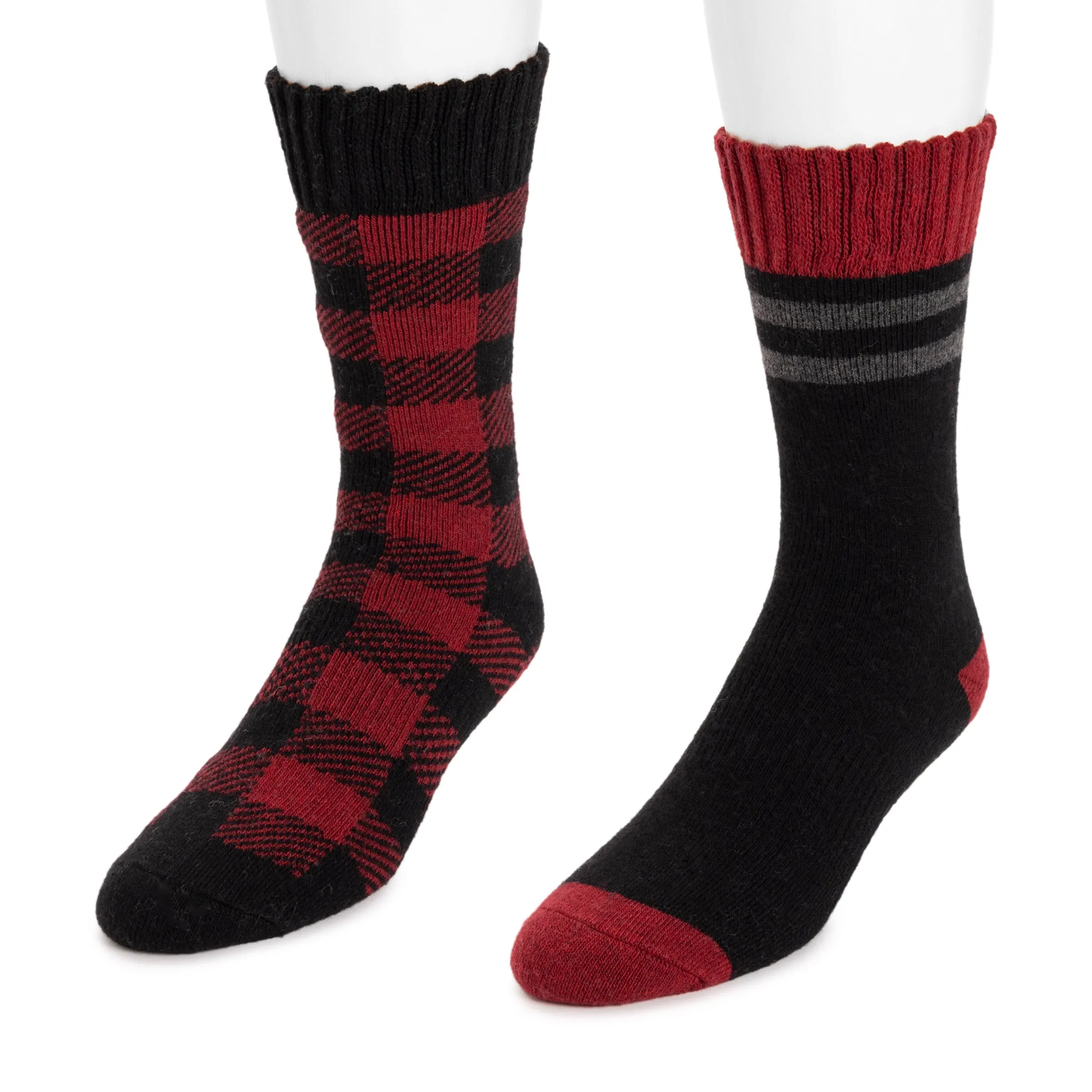 Men's 2 Pair Pack Wool Boot Socks