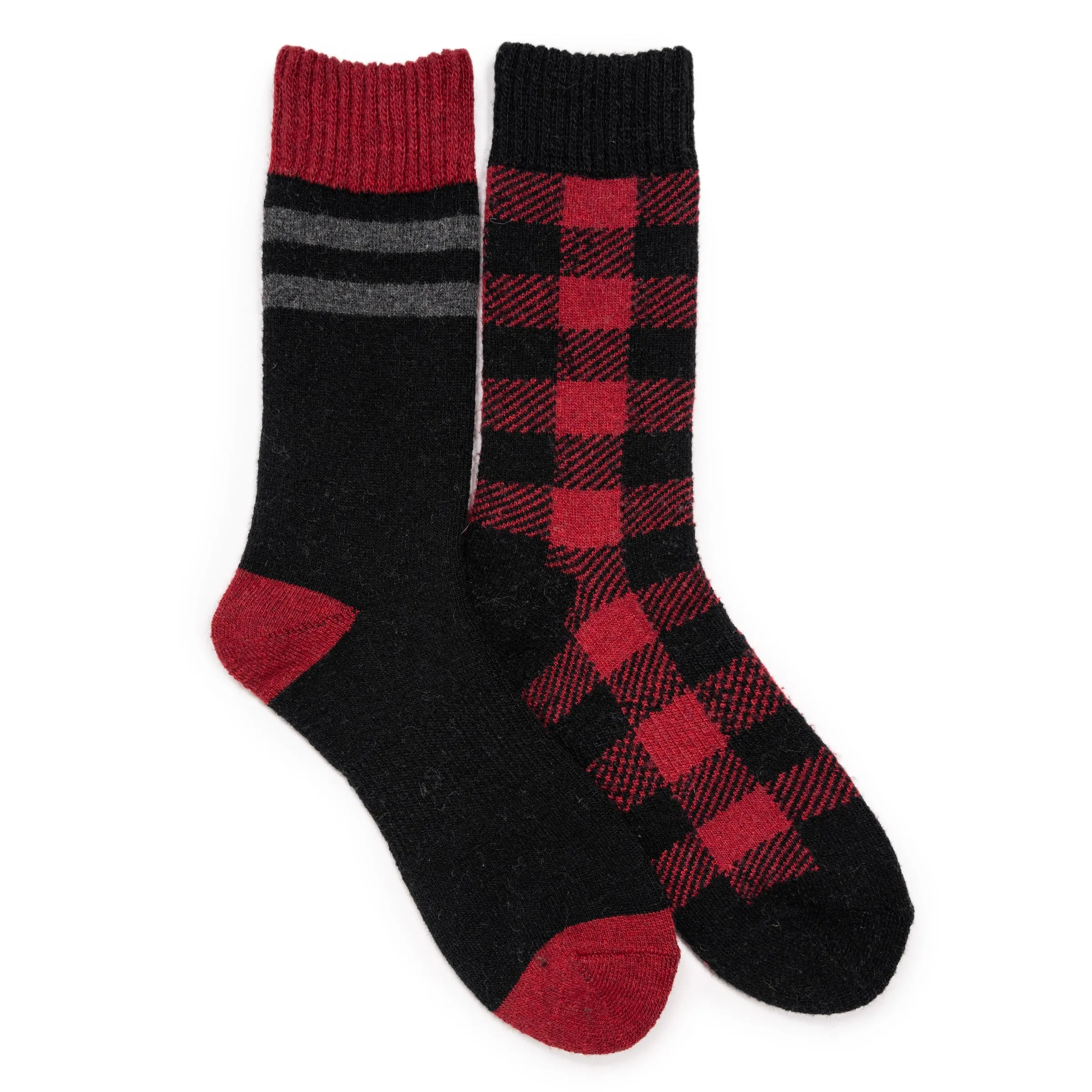 Men's 2 Pair Pack Wool Boot Socks
