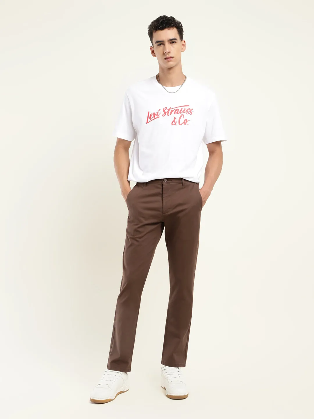 Men's 511 Slim Fit Brown Chinos