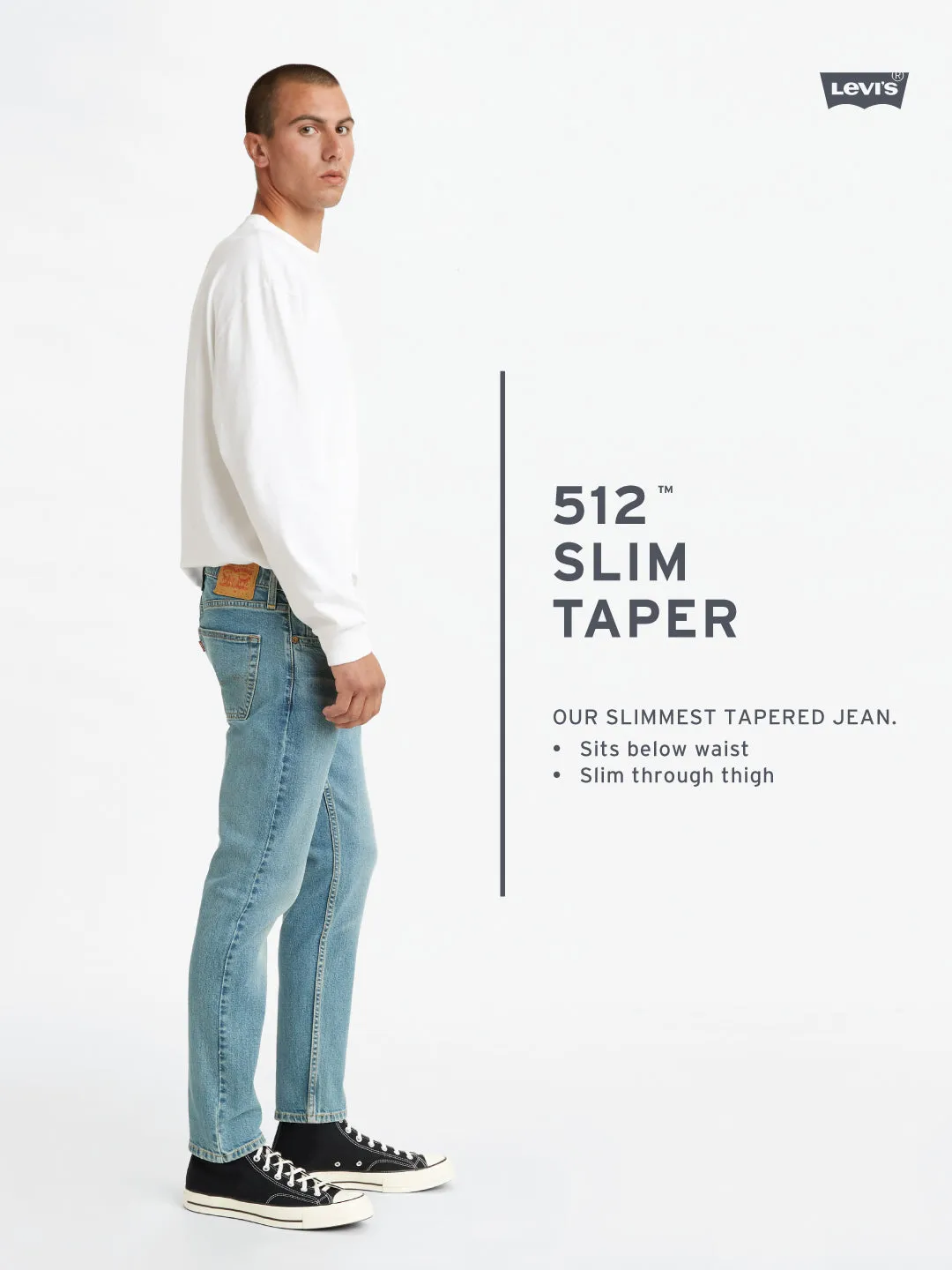 Men's 512 Olive Green Slim Tapered Fit Trousers