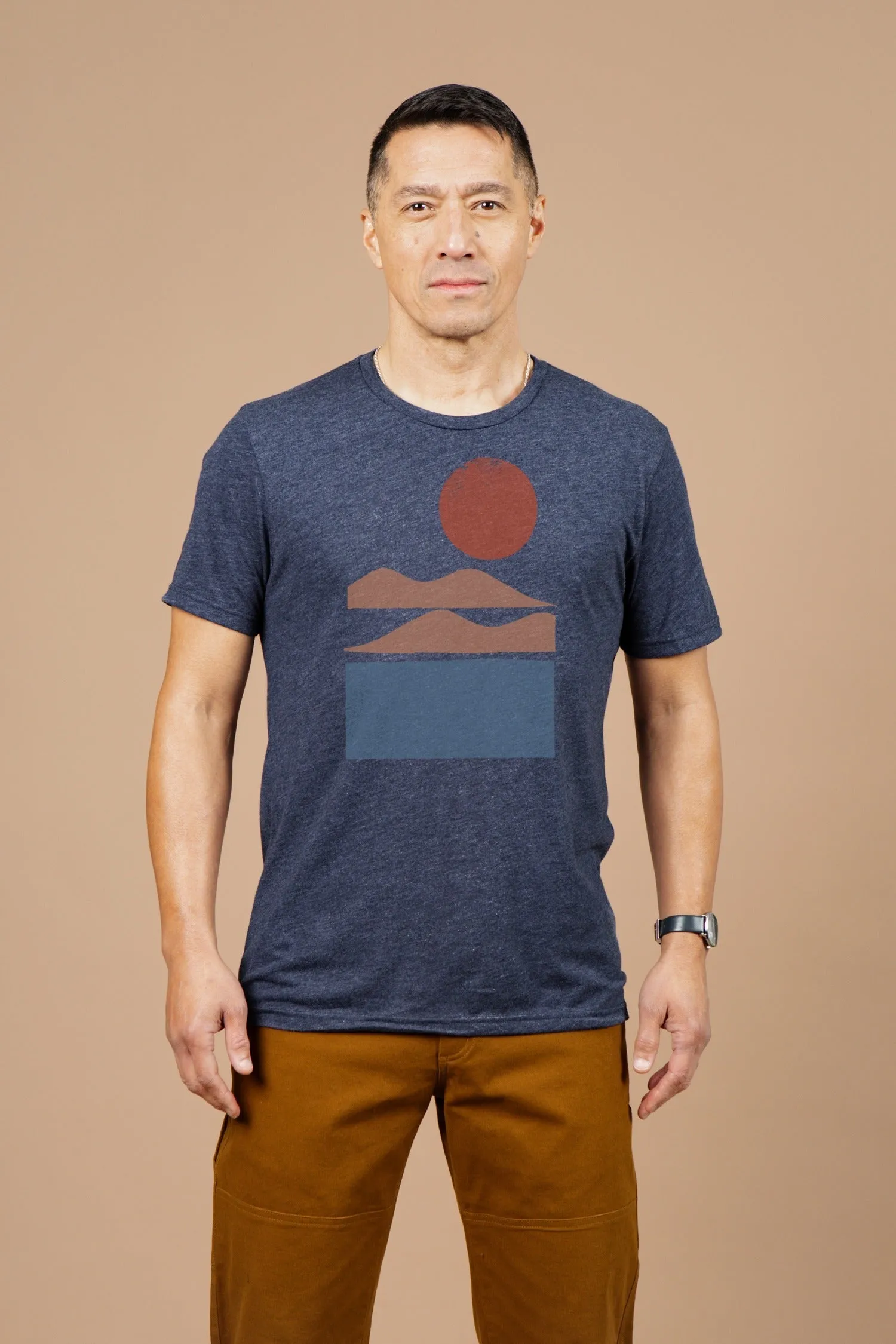 Men's Alpenglow Tee / Navy