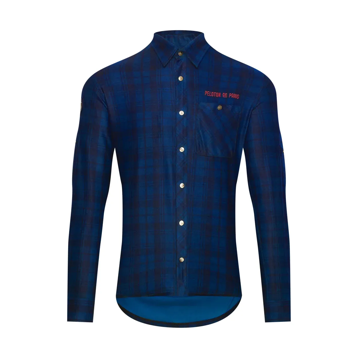 Men's Atlas Gravel Shirt - Blue Tartan