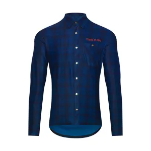 Men's Atlas Gravel Shirt - Blue Tartan