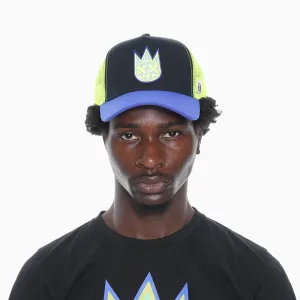 Men's Clean Logo Mesh Back Trucker Curved Visor