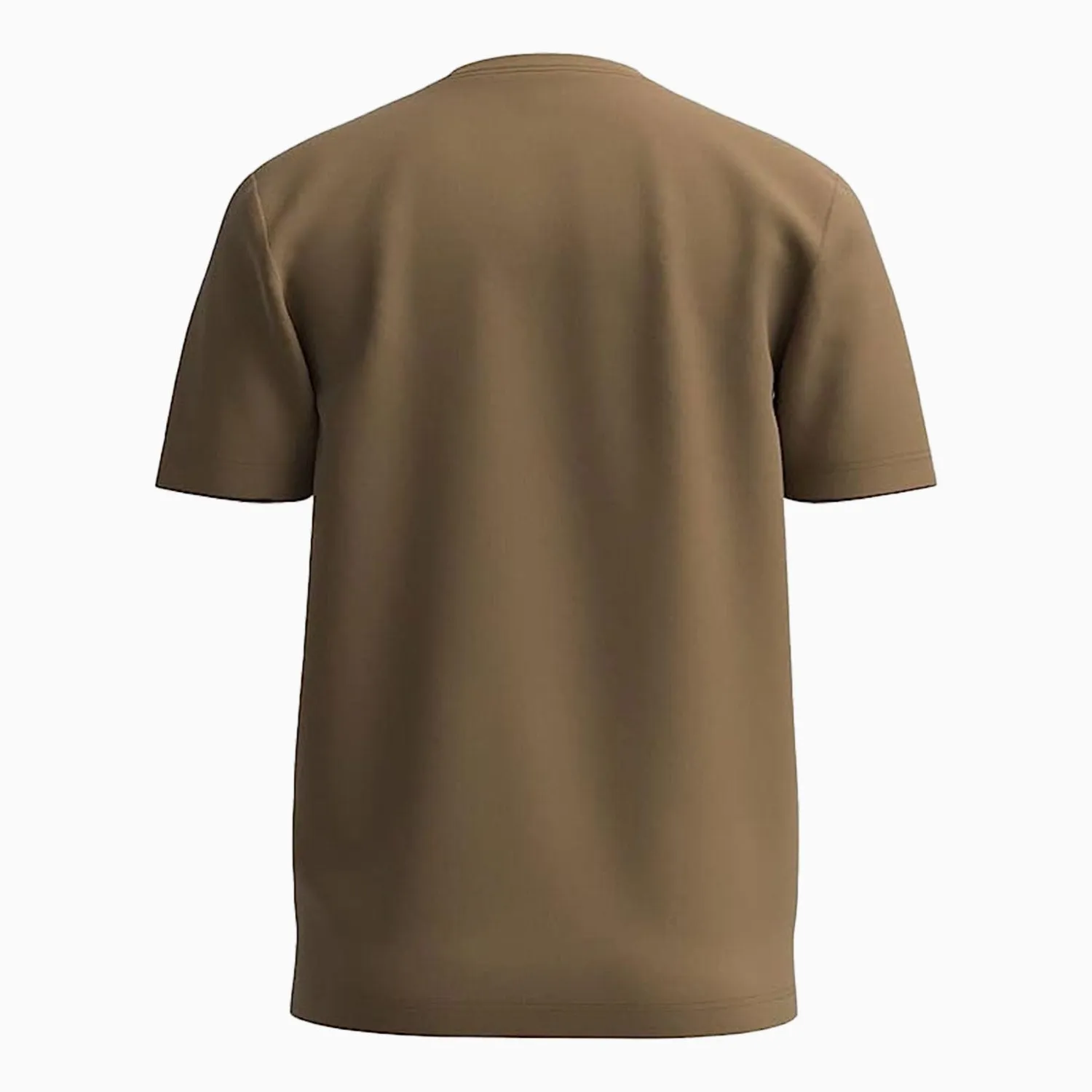Men's Cotton Jersey T-Shirt  With Rubber Print Logo