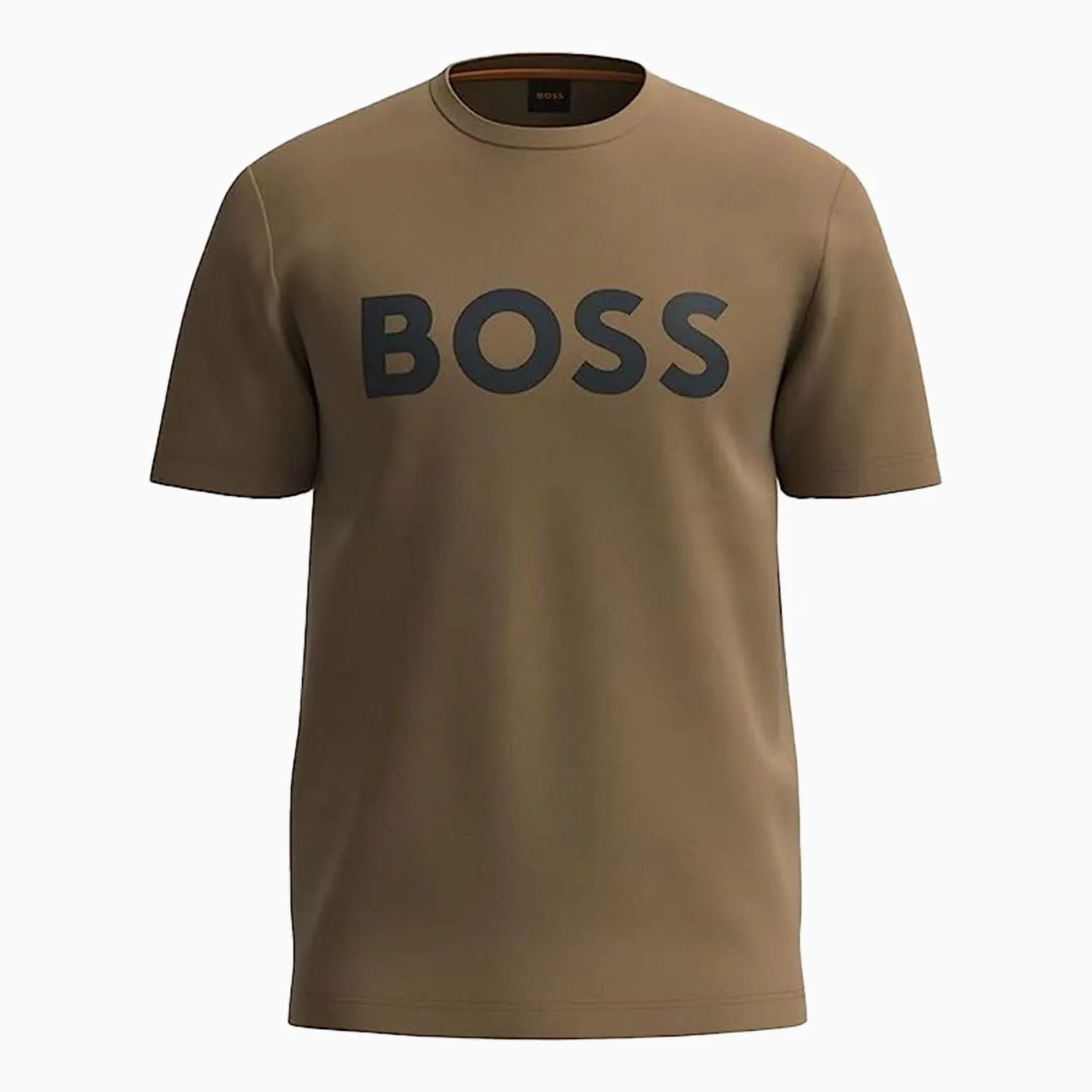 Men's Cotton Jersey T-Shirt  With Rubber Print Logo