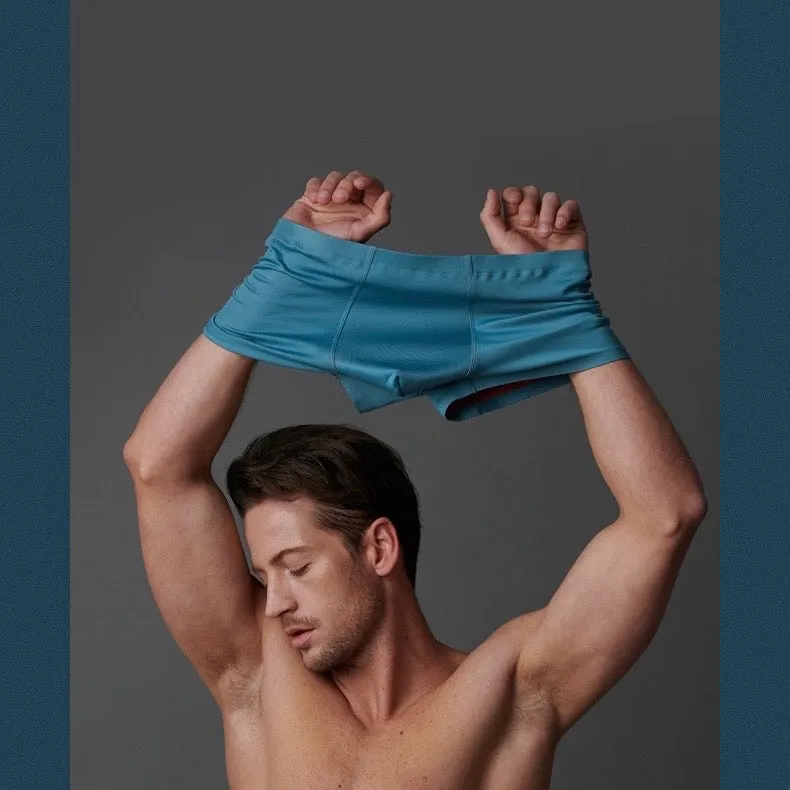 Men's Double-Face Modal Trunks (3 Pack) - JEWYEE 1256
