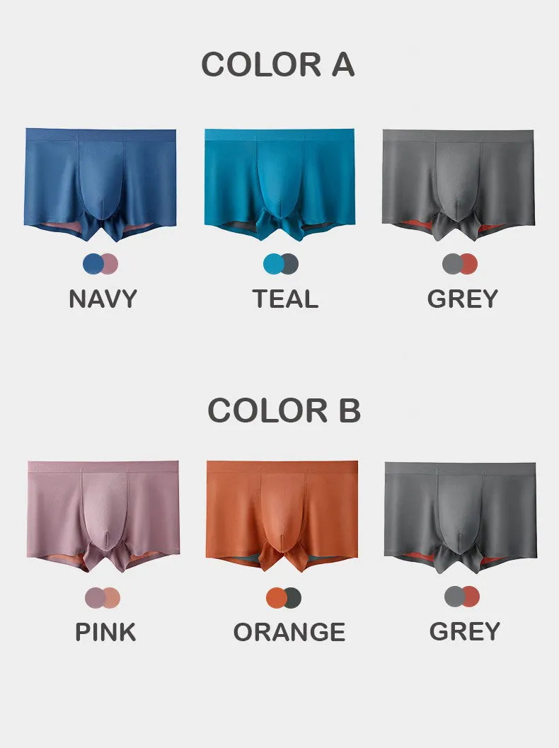 Men's Double-Face Modal Trunks (3 Pack) - JEWYEE 1256