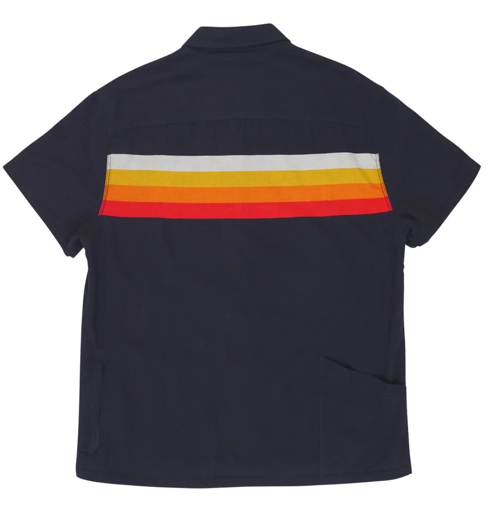 Men’s High Water Shirt Organic Cotton Horizon Stripe -Multiple Colors