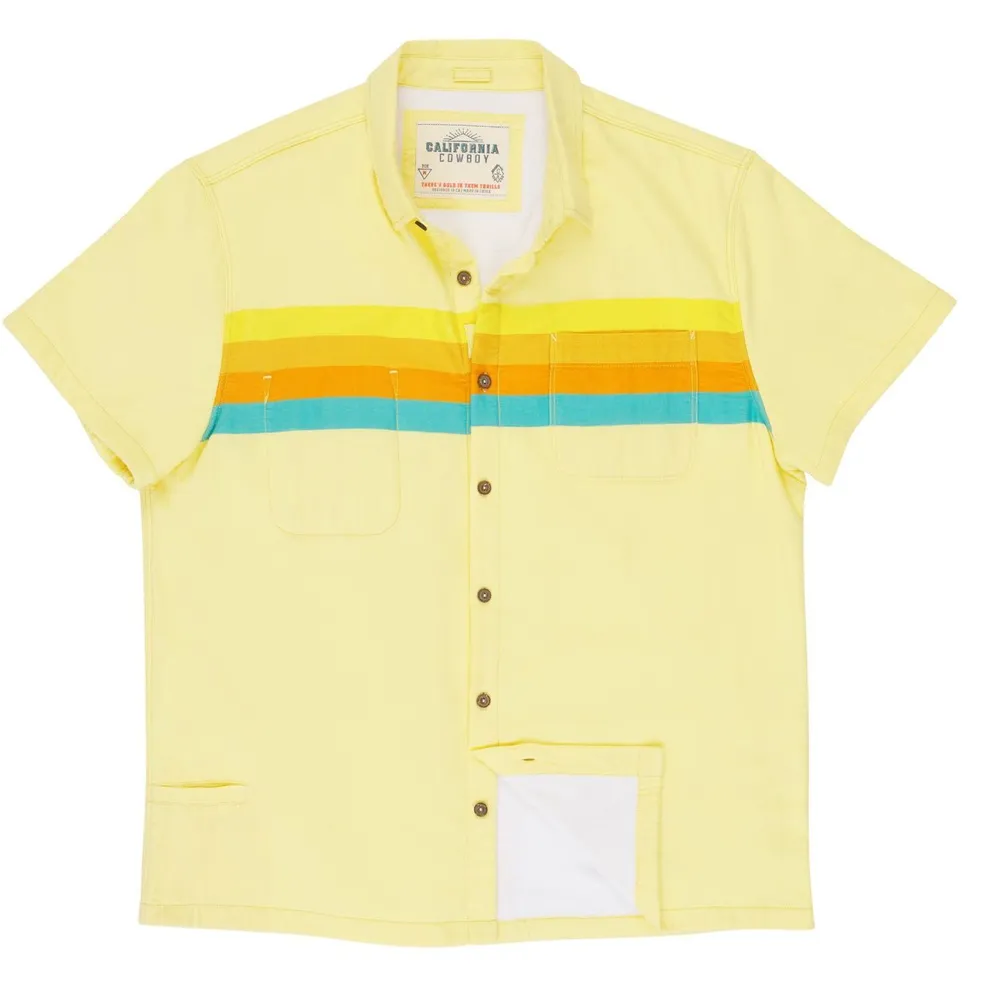 Men’s High Water Shirt Organic Cotton Horizon Stripe -Multiple Colors