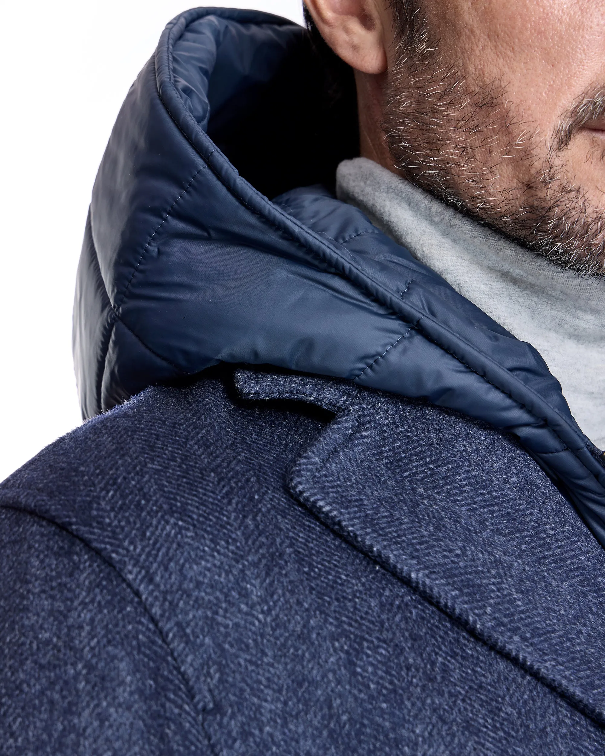 Men's Hooded Wool Jacket