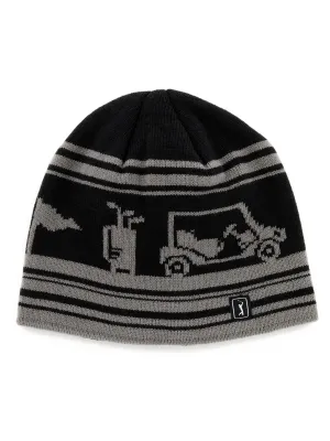 Men's Jacquard Golf Beanie