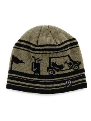 Men's Jacquard Golf Beanie