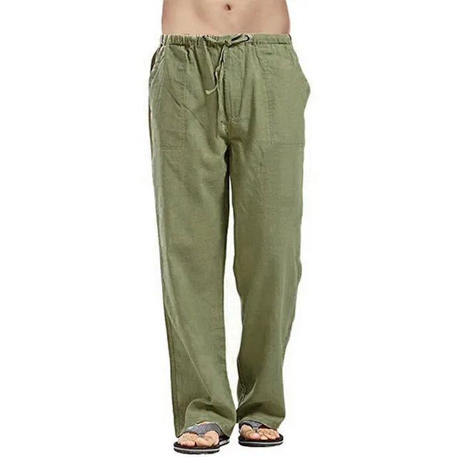 Men's Linen Blend Pants