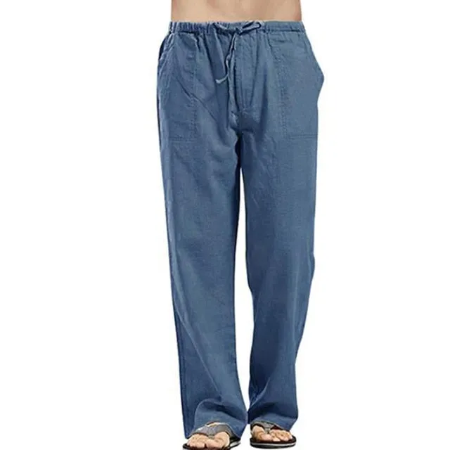 Men's Linen Blend Pants