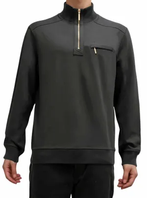 Men's mock zip top
