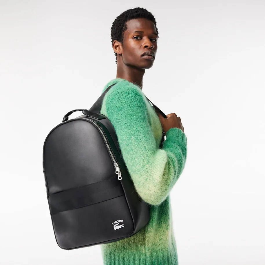 Men's Practice Leather Backpack Black