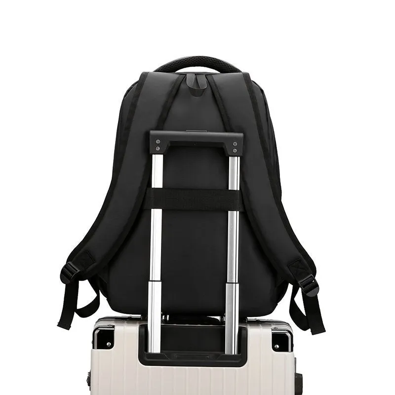 Men's Printed Business Large Capacity Derm Computer Backpacks