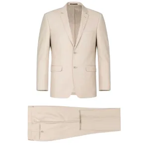 Men's Renoir Two Piece Beige Classic Fit Suit