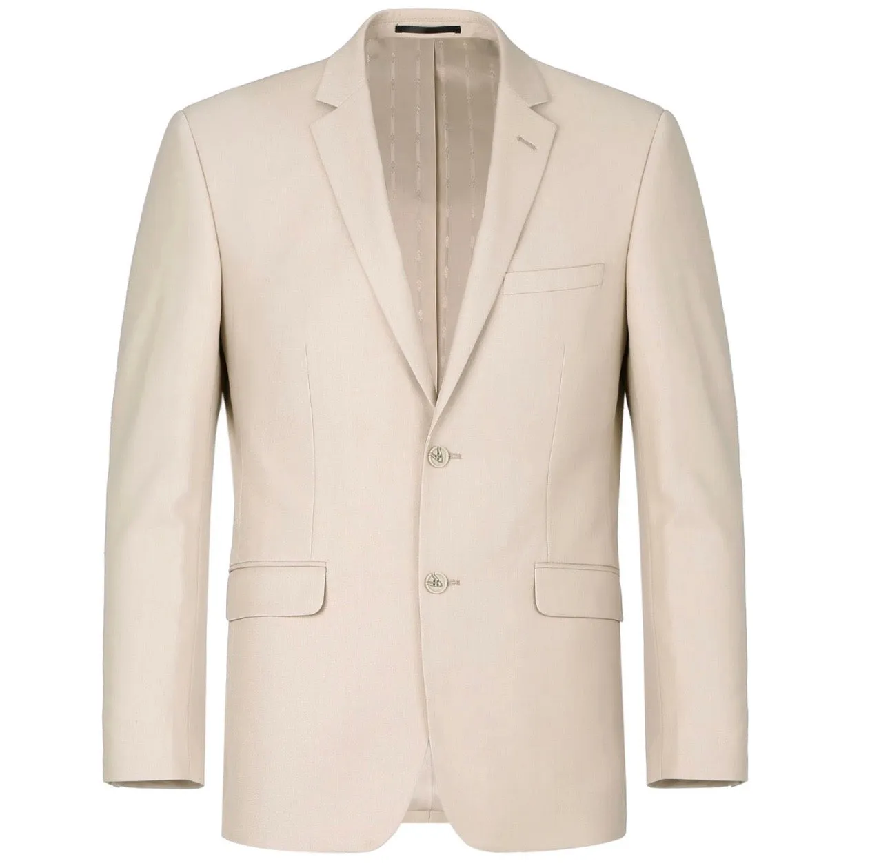 Men's Renoir Two Piece Beige Classic Fit Suit