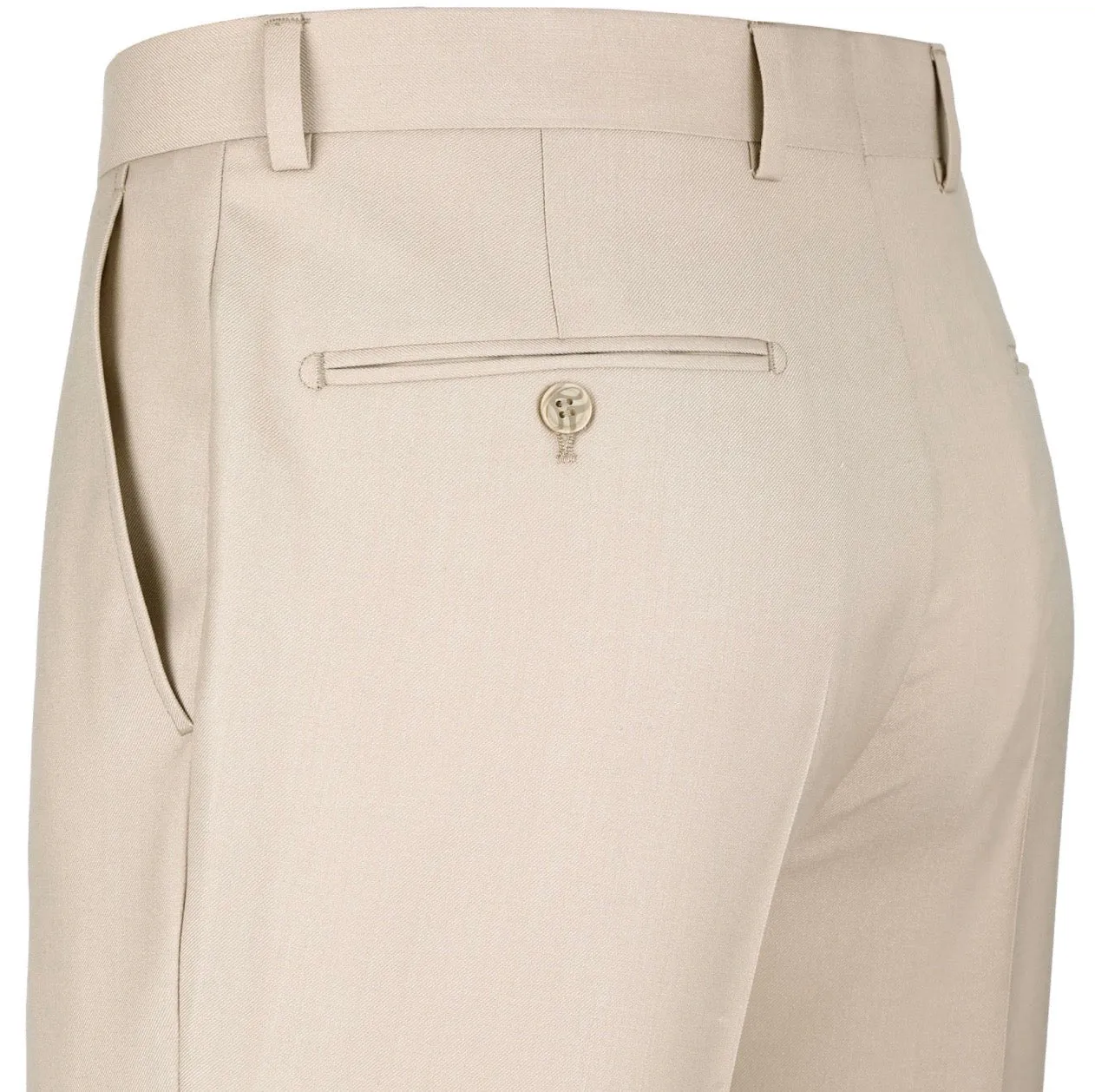 Men's Renoir Two Piece Beige Classic Fit Suit