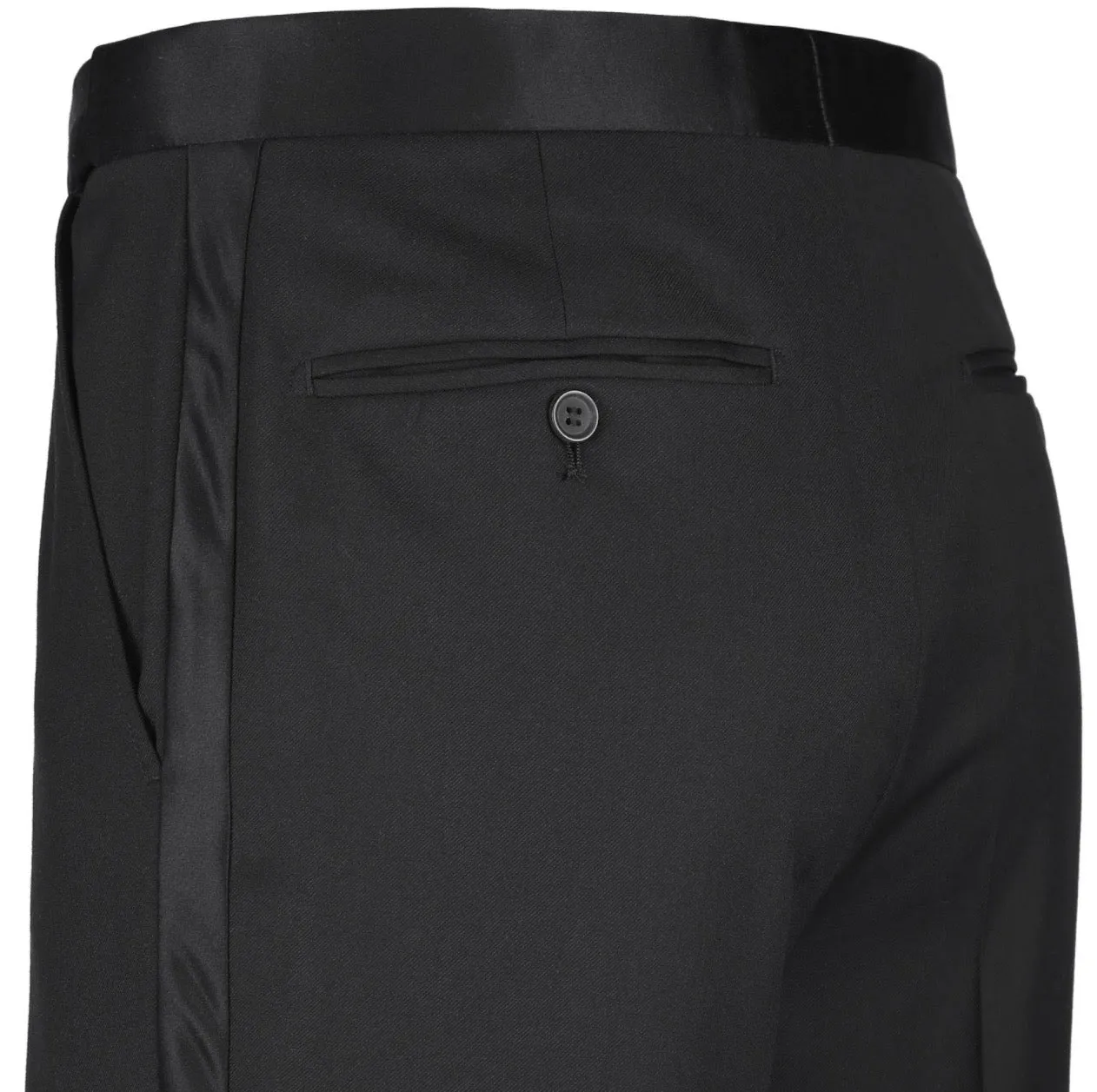 Men's Renoir Two Piece Black Ribbon Tuxedo Classic Fit