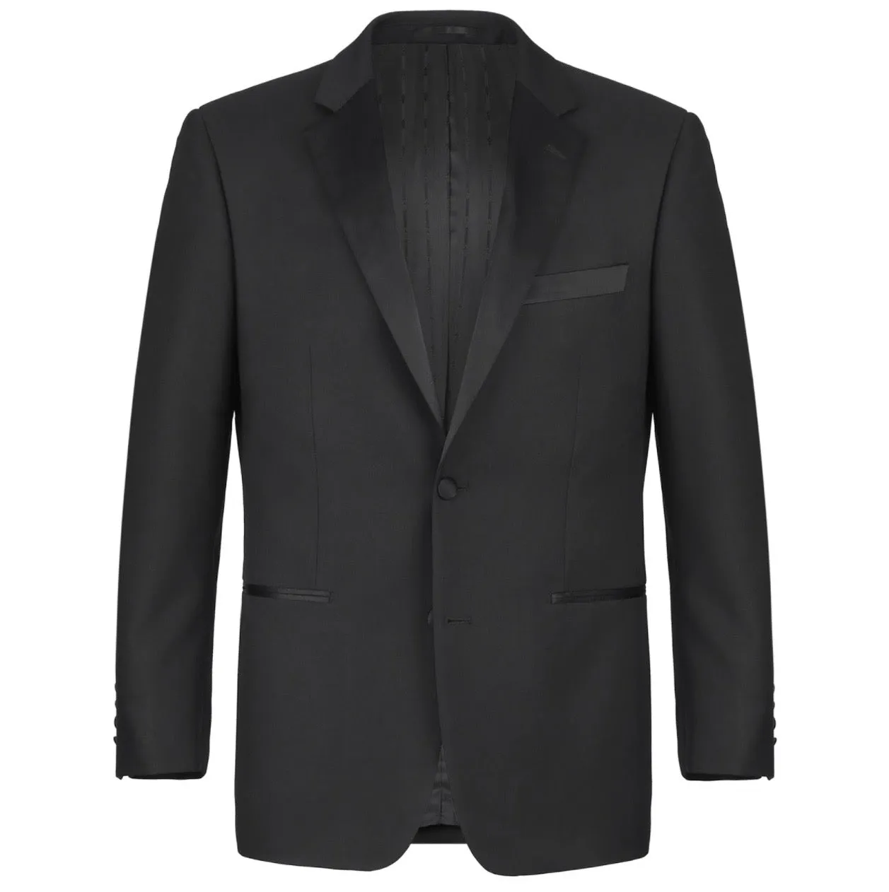 Men's Renoir Two Piece Black Ribbon Tuxedo Classic Fit