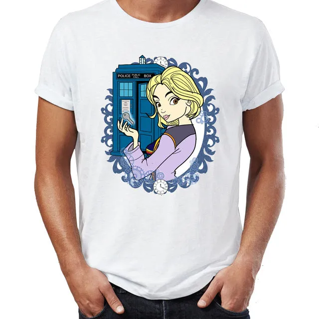 Men's T Shirt Thirteenth doctor who feminism artsy first women doctor tardis Tee