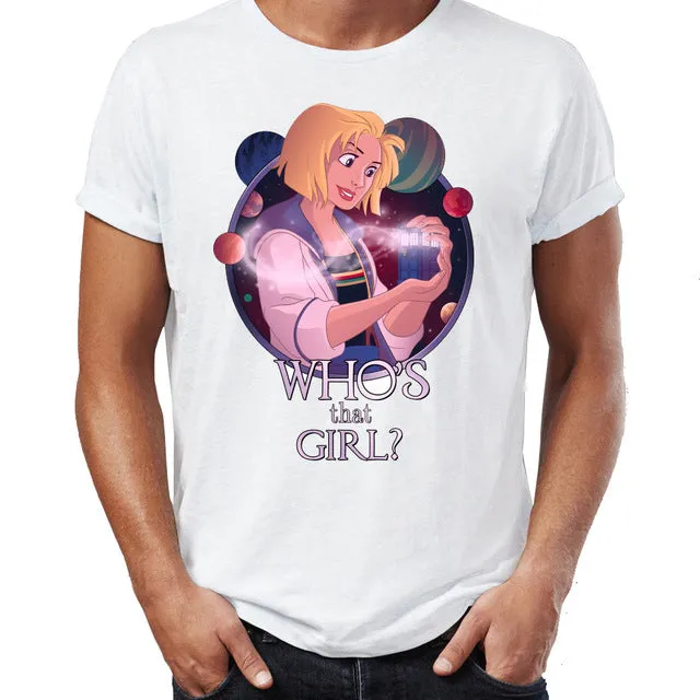 Men's T Shirt Thirteenth doctor who feminism artsy first women doctor tardis Tee