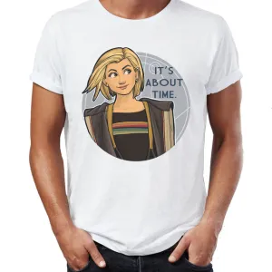Men's T Shirt Thirteenth doctor who feminism artsy first women doctor tardis Tee