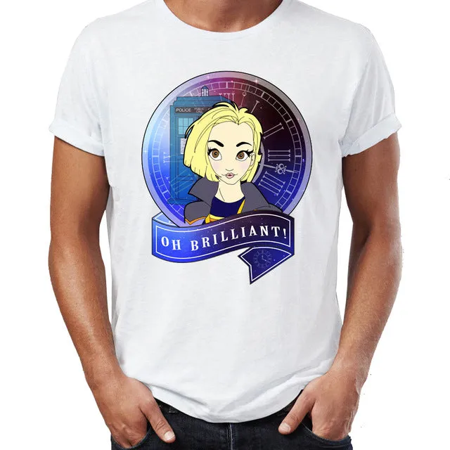 Men's T Shirt Thirteenth doctor who feminism artsy first women doctor tardis Tee
