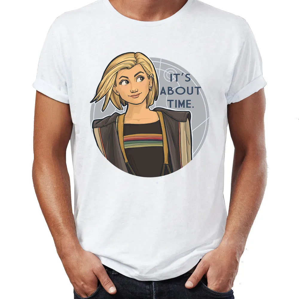 Men's T Shirt Thirteenth doctor who feminism artsy first women doctor tardis Tee