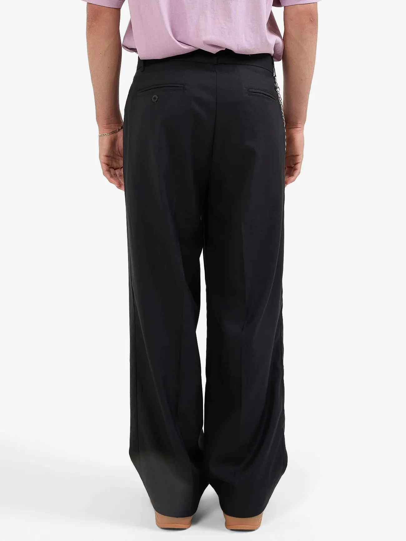 Men's Valet Pleated Pant - Black