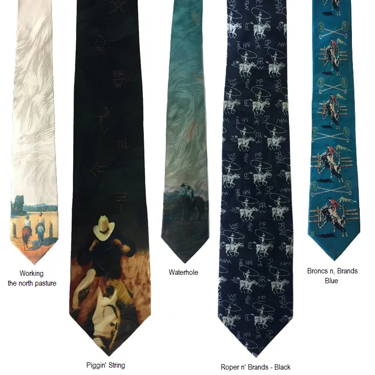 Men's Western Silk Tie