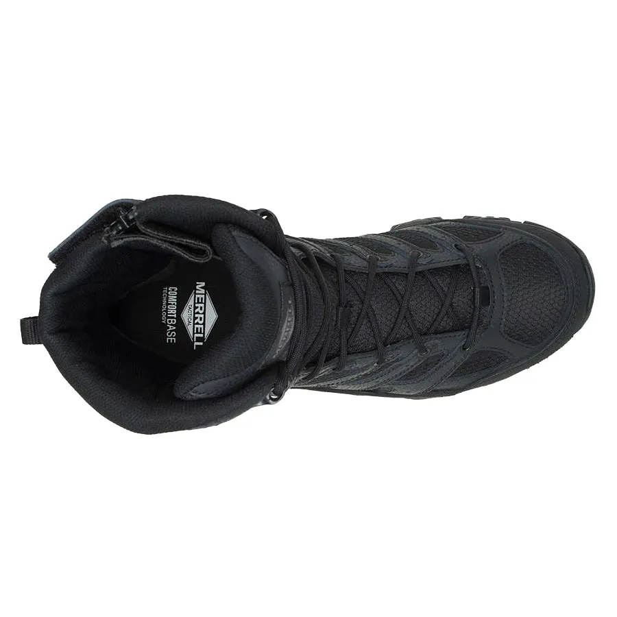 Merrell Tactical MOAB 3 Tactical Waterproof 8 Inches Side-Zip Boot Black
