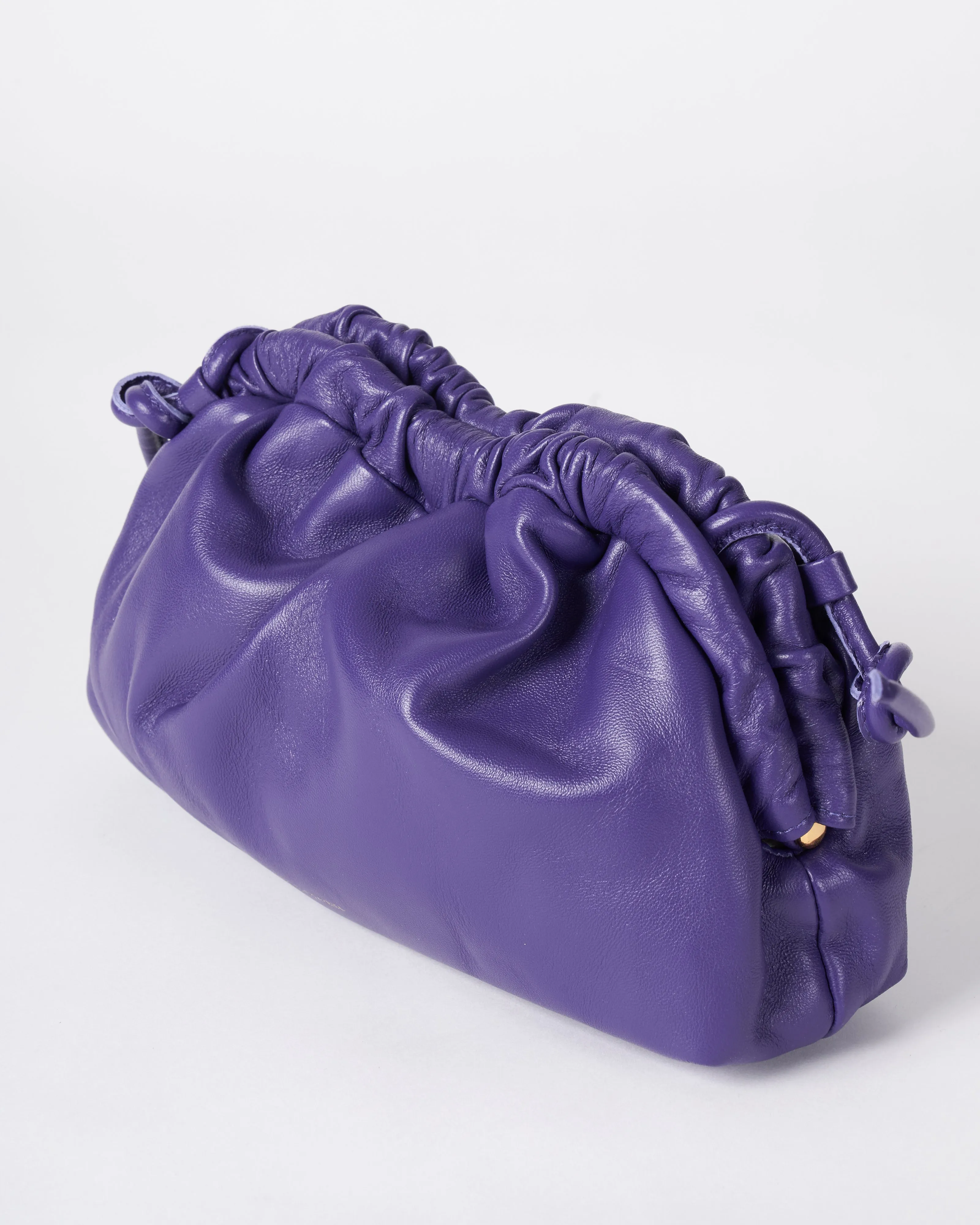 mini cloud clutch - viola