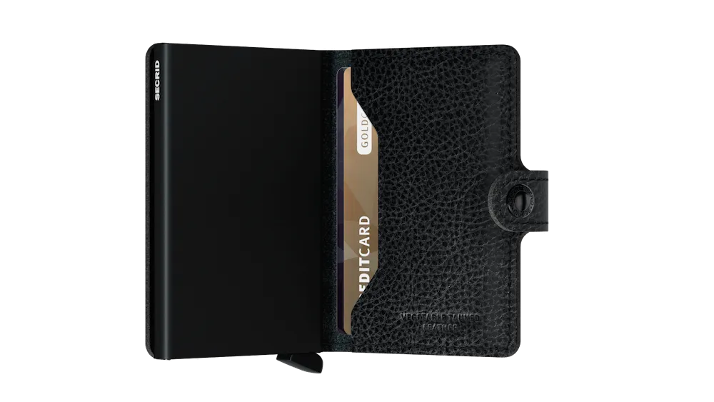 Miniwallet Veg Tanned - Black