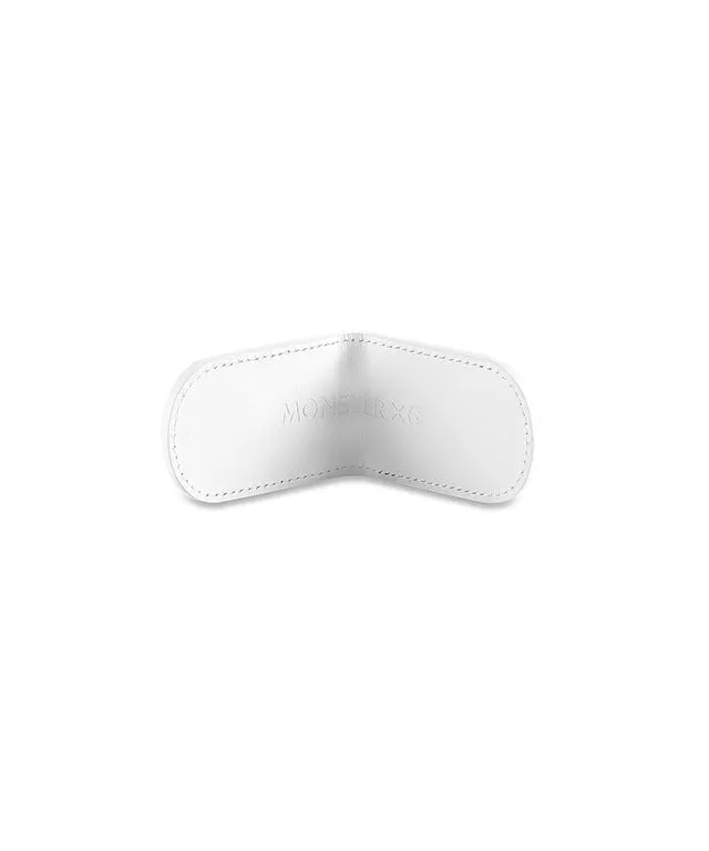 Monster G Italian Genuine Leather Golf & Daily Money Clip White