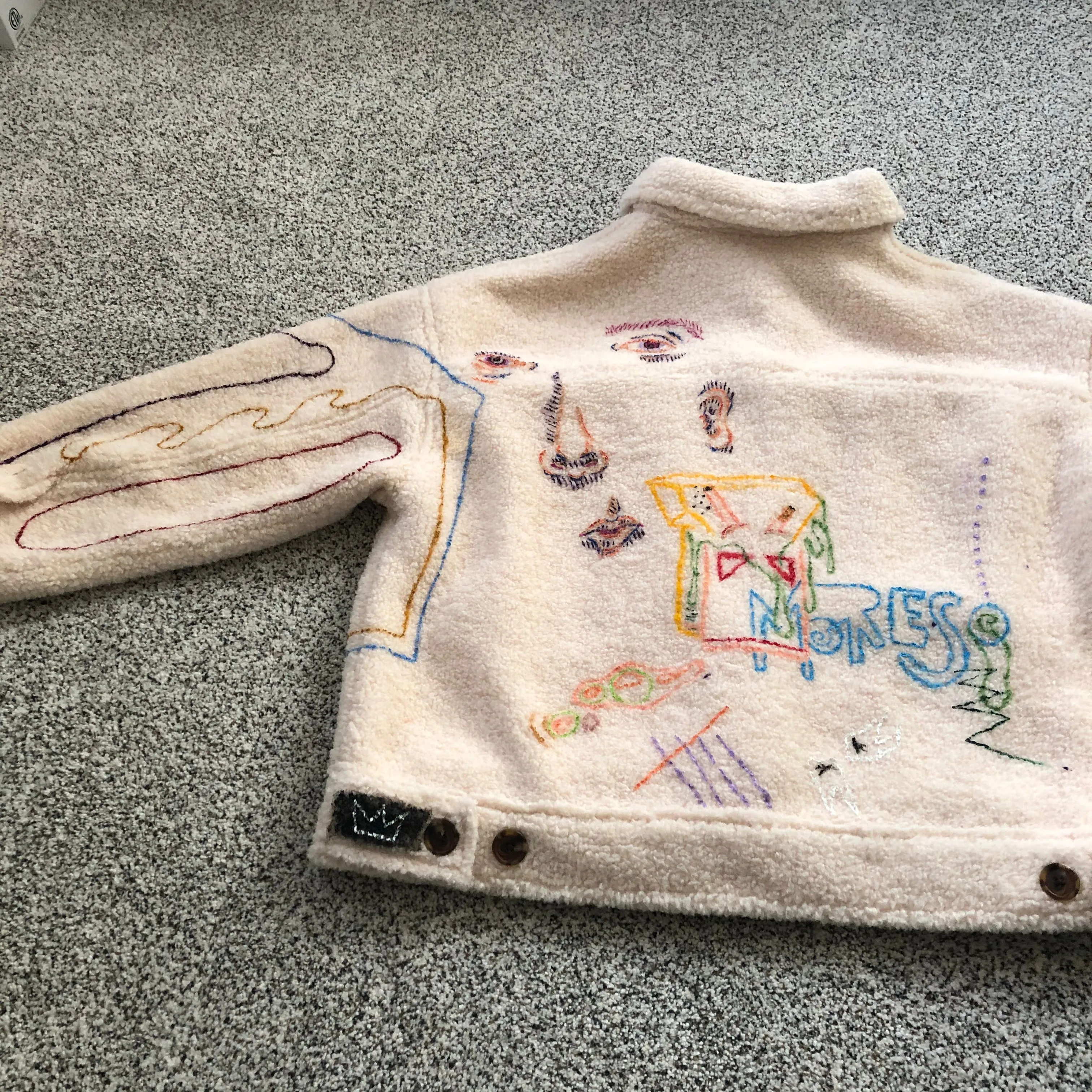 MORESO Painted Sherpa Jacket