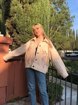 MORESO Painted Sherpa Jacket