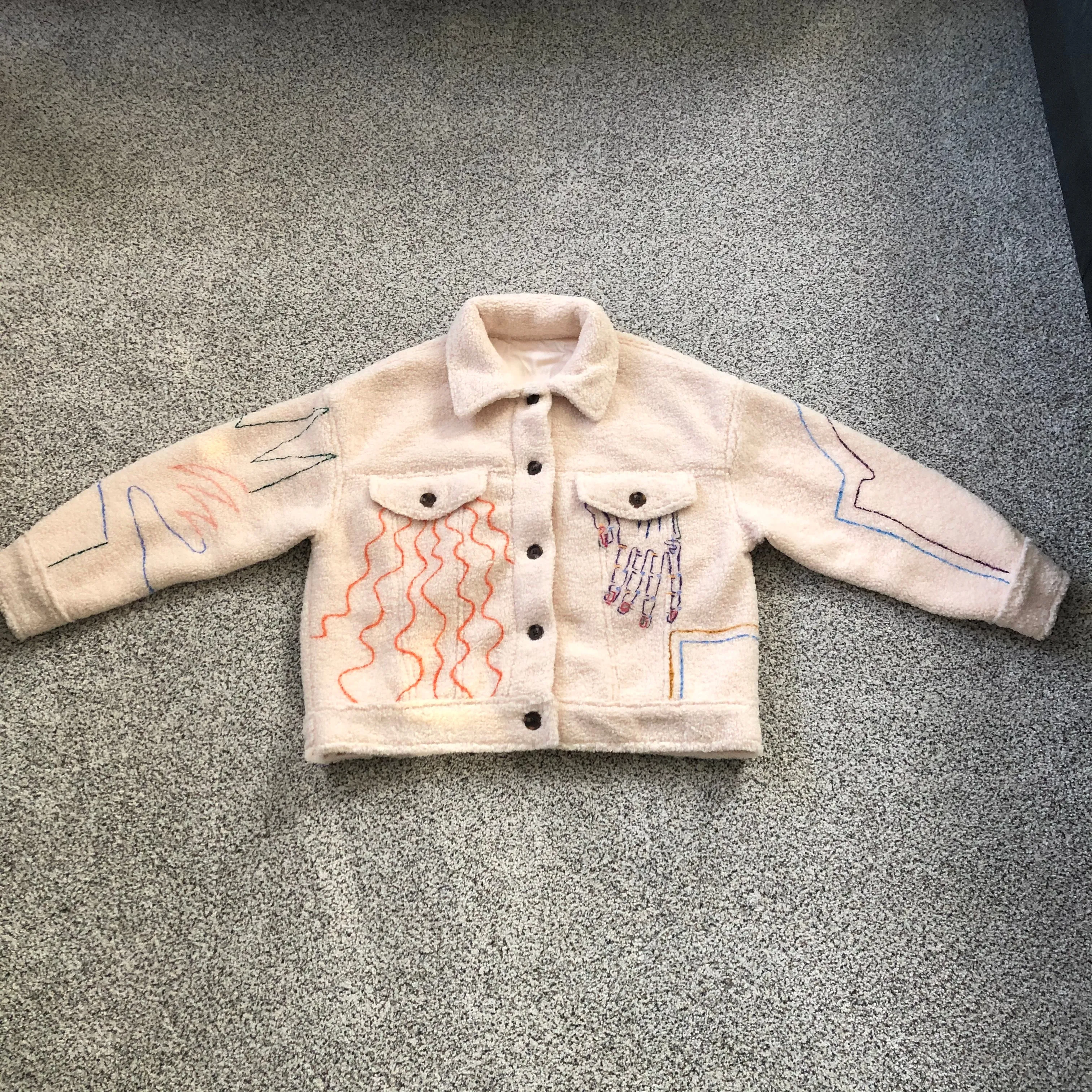 MORESO Painted Sherpa Jacket