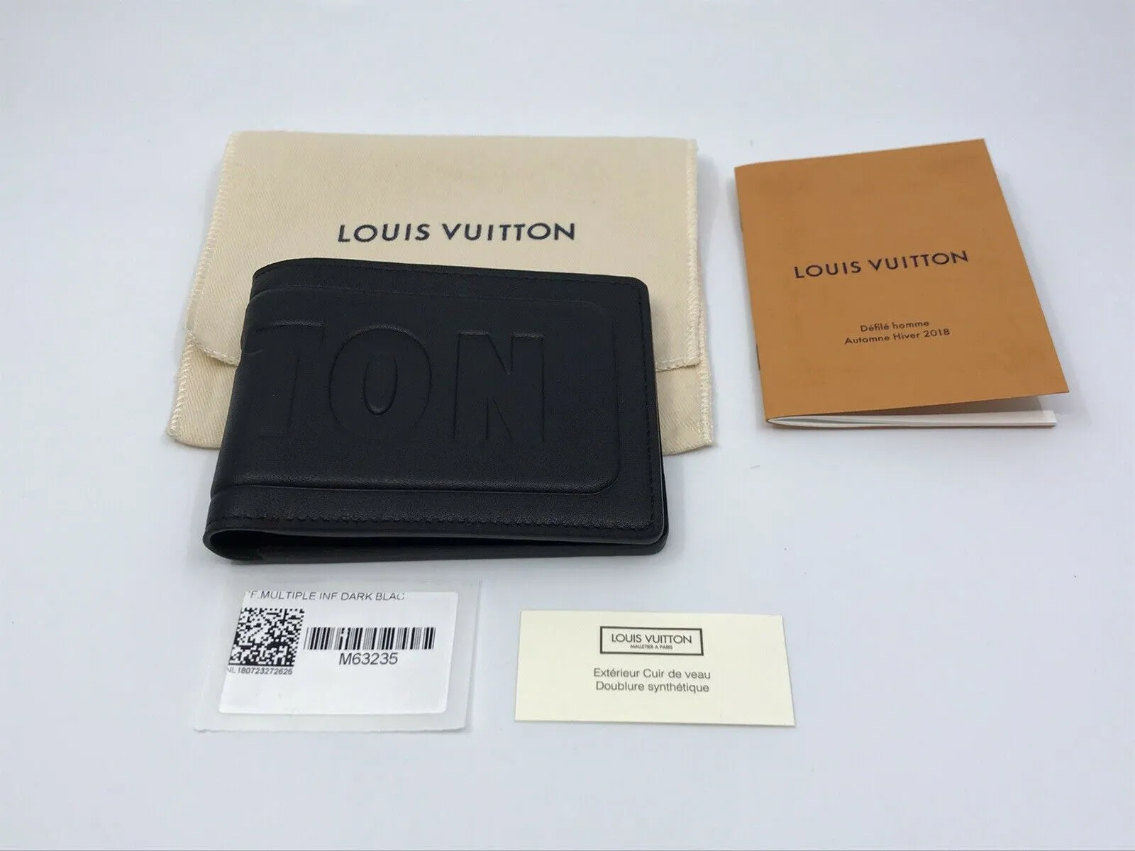 Multiple Wallet Black Dark Infinity