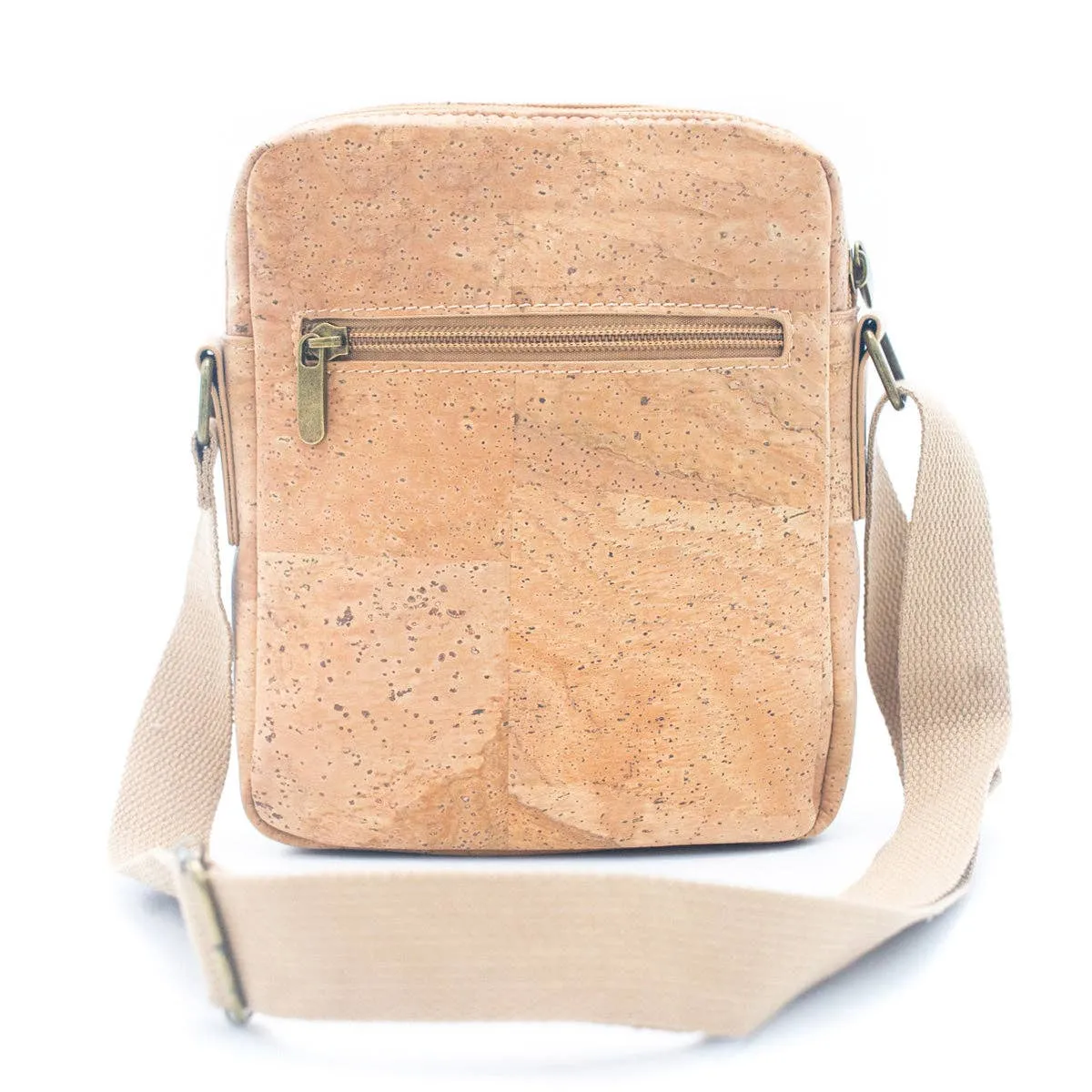 Natural Cork Men's Crossbody Bag Magnetic Closure BAG-2272