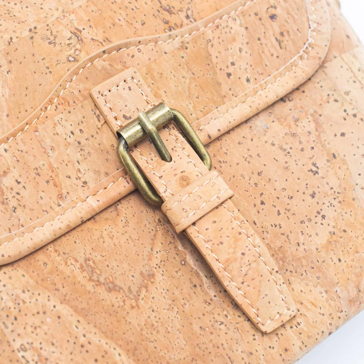 Natural Cork Men's Crossbody Bag Magnetic Closure BAG-2272