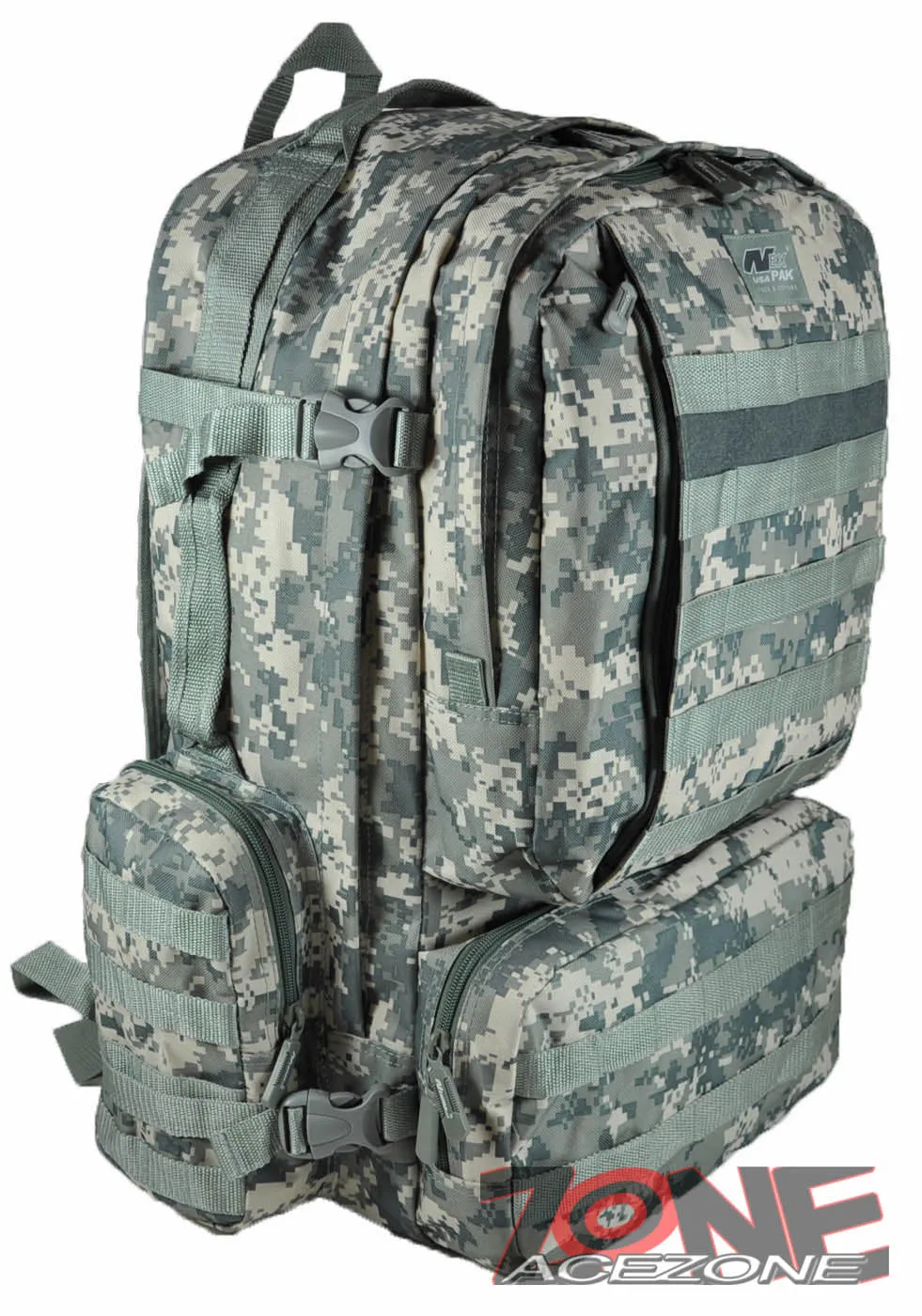 Nexpak USA Backpack Tactical 3 Day Assault Hunting Outdoor OP822 ACU CAMO